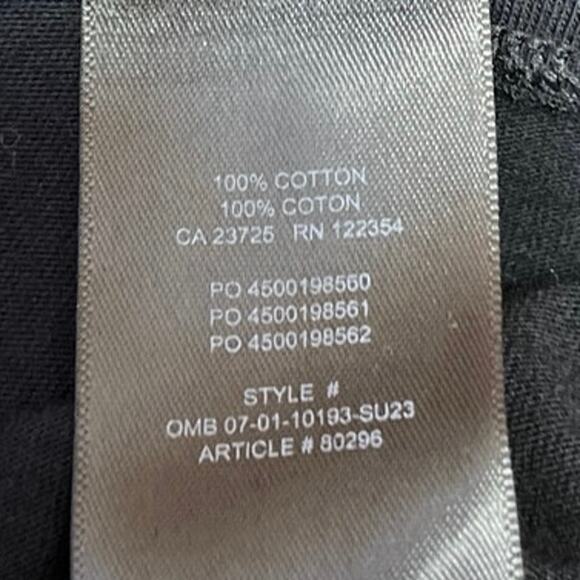 Aritzia Wilfred Black Knit Short Sleeve Pullover Crop Tee T-Shirt Top Size XS - Picture 4 of 4